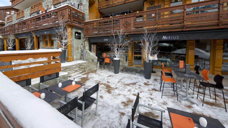 Restaurant Marius Méribel - Terrasse